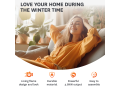 WarmGlow Living Flame Gas Heater | Portable Indoor Gas Heater